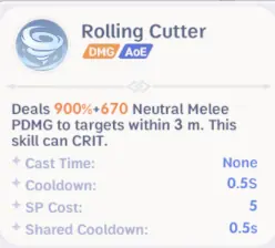 Rolling Cutter skill for Critical Katar Assassin Cross