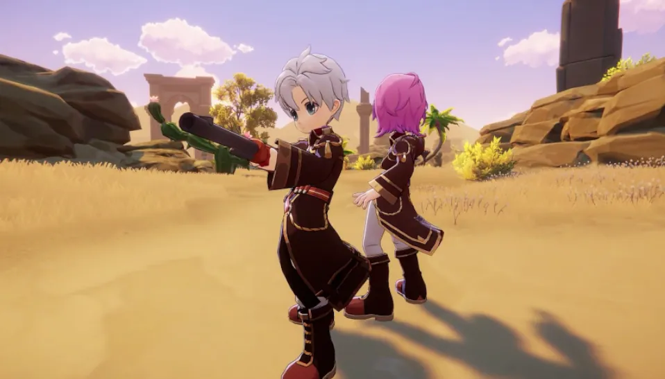 Gunslinger using firearms in combat
