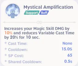 Mystical Amplification universal High Wizard buff